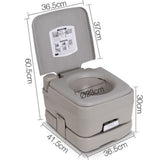 10L Outdoor Portable Camping Toilet – Lightweight, Leak-Proof & Travel-Ready