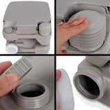 10L Outdoor Portable Camping Toilet with Carry Bag – Lightweight, Leak-Proof & Travel-Ready