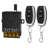 12V wireless remote control switch with receiver module and two on off remote controls