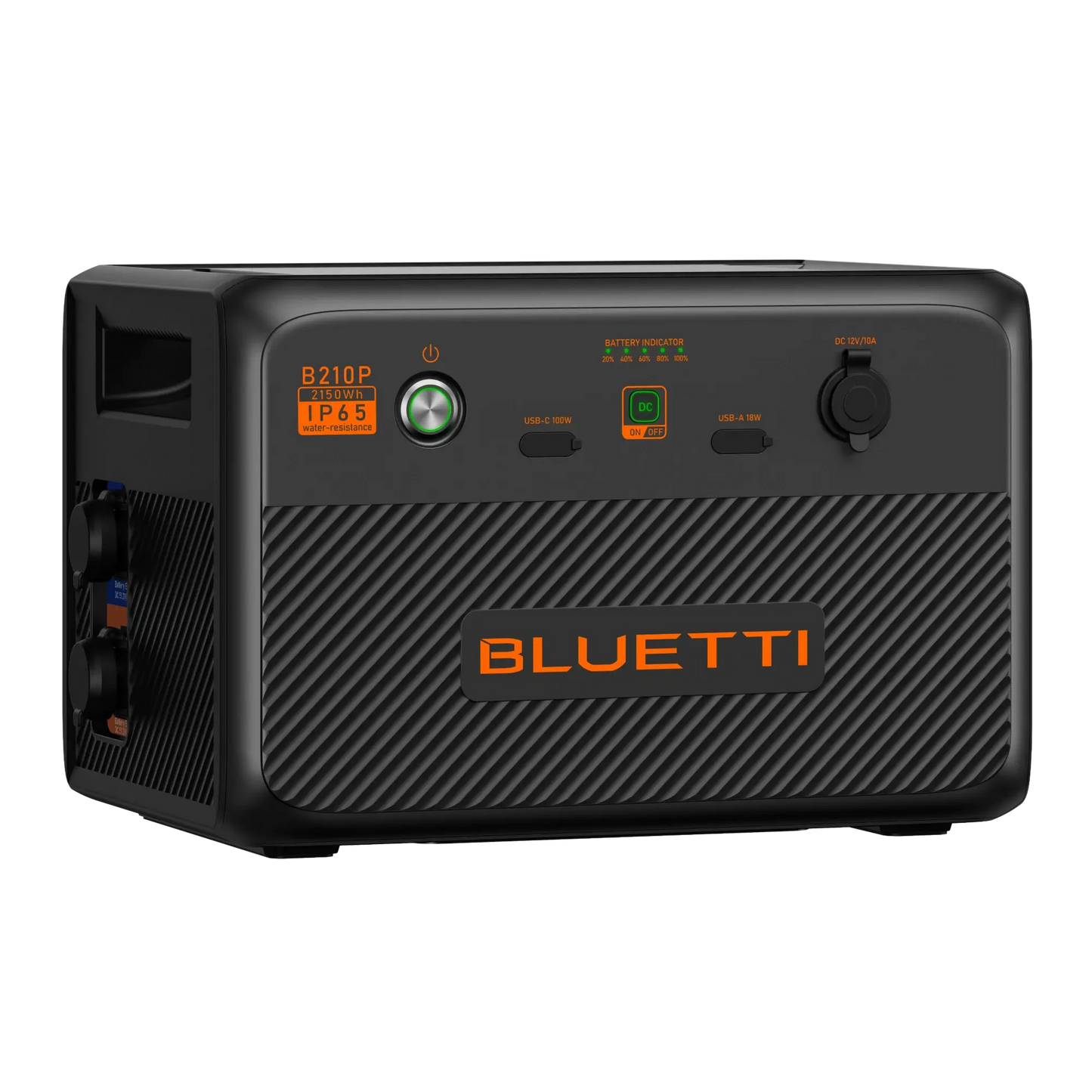BLUETTI B210P Expansion Battery – 2,150Wh IP65 Water & Dustproof, LiFePO₄, USB & 12V Outputs, 6-Year Warranty