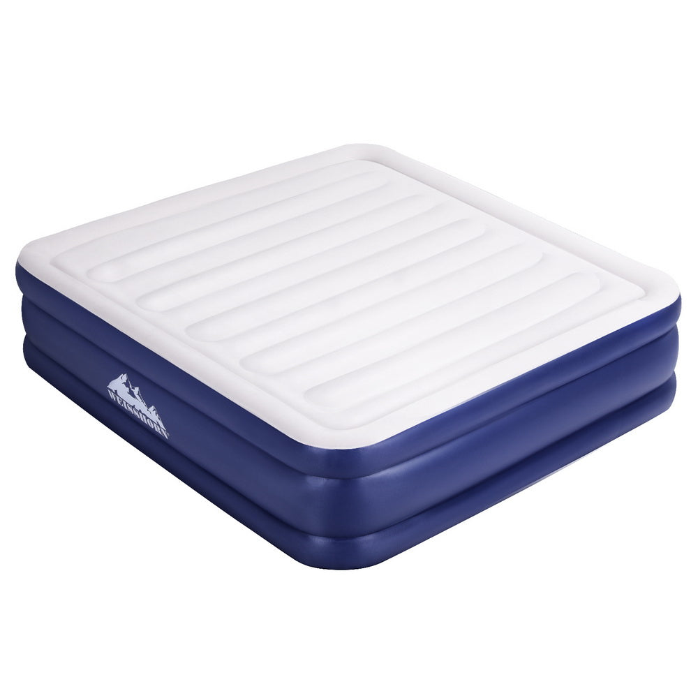 Weisshorn King Air Mattress – Inflatable Bed with Built-In AC Pump