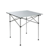 Weisshorn Folding Camping Table 70cm – Roll-Up Aluminium Picnic Table for Outdoor BBQ & Camping