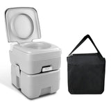 Weisshorn 20L Portable Camping Toilet – Grey with Carry Bag