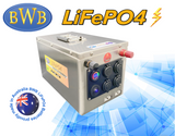 BWB 100Ah 12V LiFePO₄ Lithium Battery (Optional Bluetooth Monitoring) — Australian Made