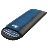 Weisshorn Single Sleeping Bag -20°C | Ultra-Warm 4-Season Thermal Sleeping Bag for Camping & Hiking - Blue