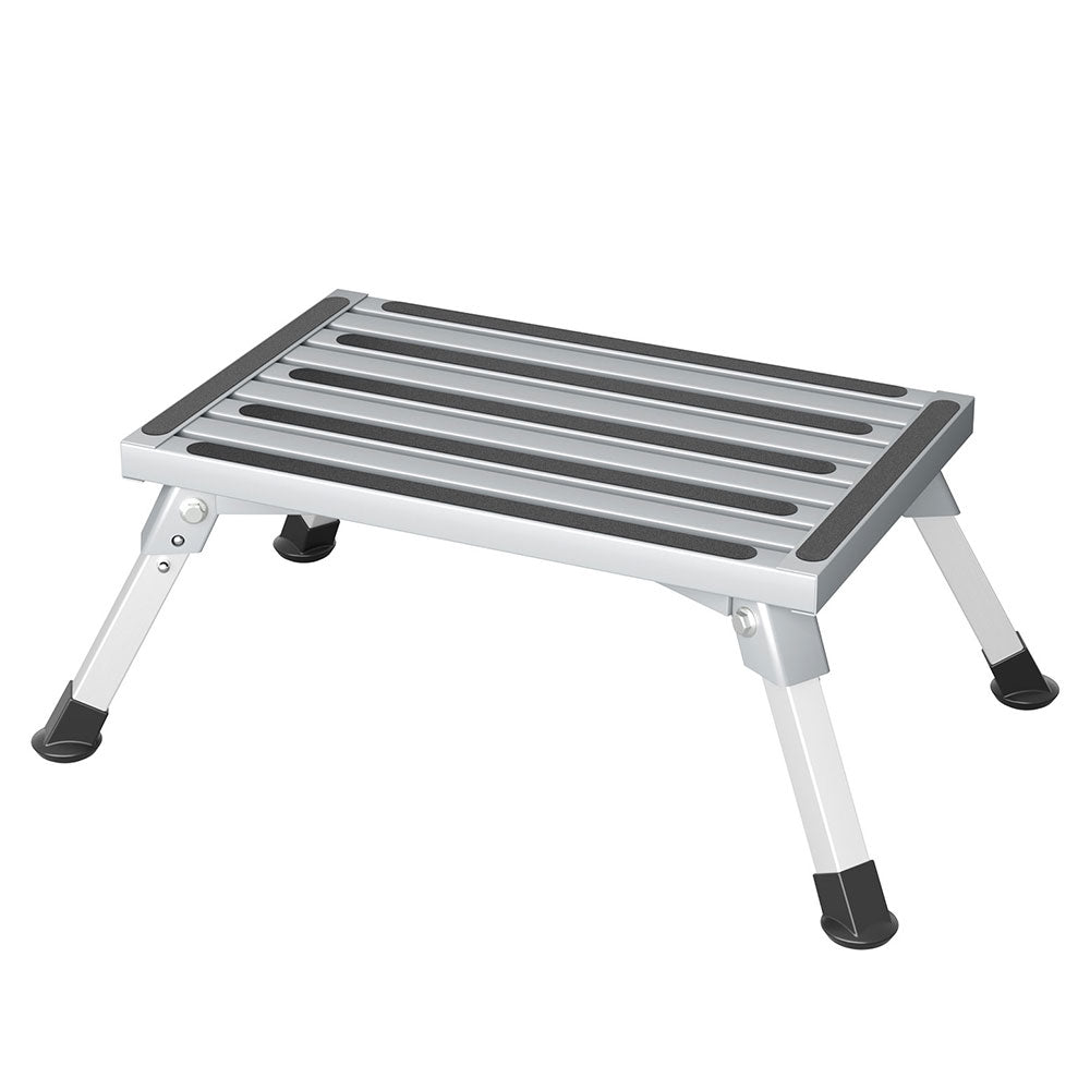 Weisshorn Folding Aluminium Caravan Step – 200kg Weight Capacity
