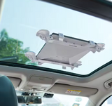 Starlink Mini Suction Mount attached to a car sunroof