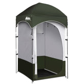 Weisshorn Camping Shower & Toilet Tent – Outdoor Portable Changing Room Ensuite (Green)