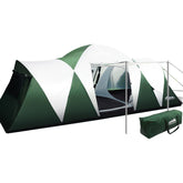 Weisshorn 12-Person Family Camping Tent – Green