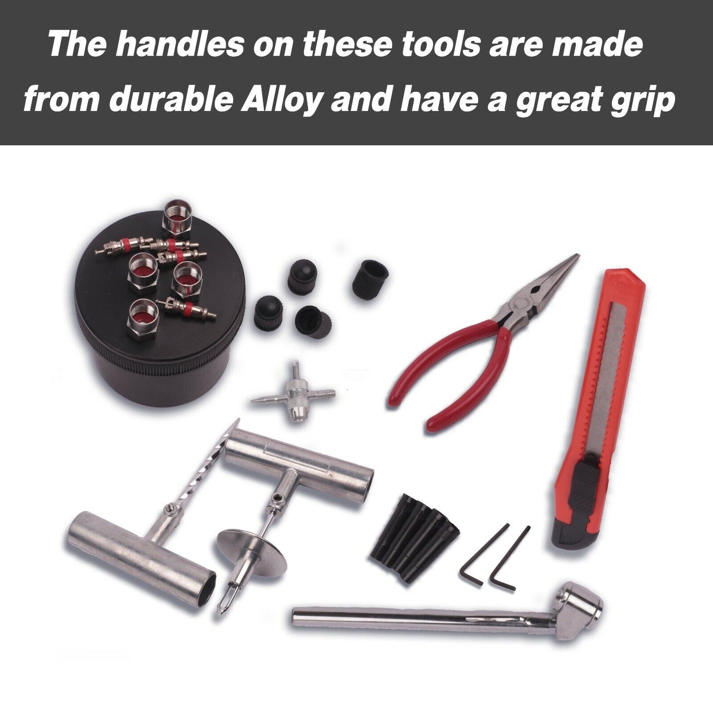 Heavy-Duty Tyre Puncture Repair Kit – Essential On-the-Go Tyre Fix