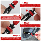 X-BULL 4PCS Tyre Deflators | Rapid Air Down Kit for Off-Roading Adventures