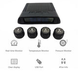 HRIDZ 1050 Solar Wireless TPMS – Car Tyre Pressure Monitoring System