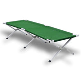 Camping Bed Folding Stretcher Lightweight w/ Carry Bag – Green