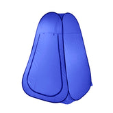 Pop-Up Camping Shower & Toilet Tent – Outdoor Privacy Shelter (Blue)