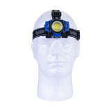Brillar 3 Mode Headlamp – Blue | 120 Lumens COB LED with Adjustable Strap