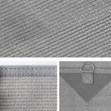 Caravan Privacy Screen - Sun Shade End Wall 2.1 x 1.8M – Grey