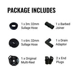 Flat Out 9m Sullage Hose Kit (32mm) – Original Multi-Reel