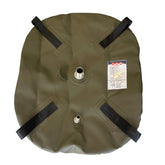 Fleximake 75 litre fuel bladder with dual metal fittings and reinforced carry straps