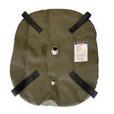 Fleximake 75 litre fuel bladder with dual metal fittings and reinforced carry straps