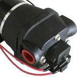 Close-up of pressure switch on Fleximake 12V high-performance pressure water pump 17L/min
