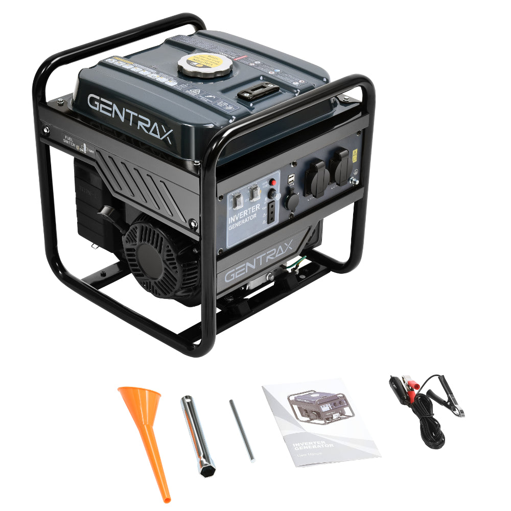 Gentrax 3500kW Open Frame Generator – Pure Sine Wave Inverter, Quiet, Portable Power (3.0kW Rated Output)