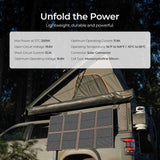 Renogy 200W Portable Solar Panel Blanket – Lightweight, Foldable & High Efficiency