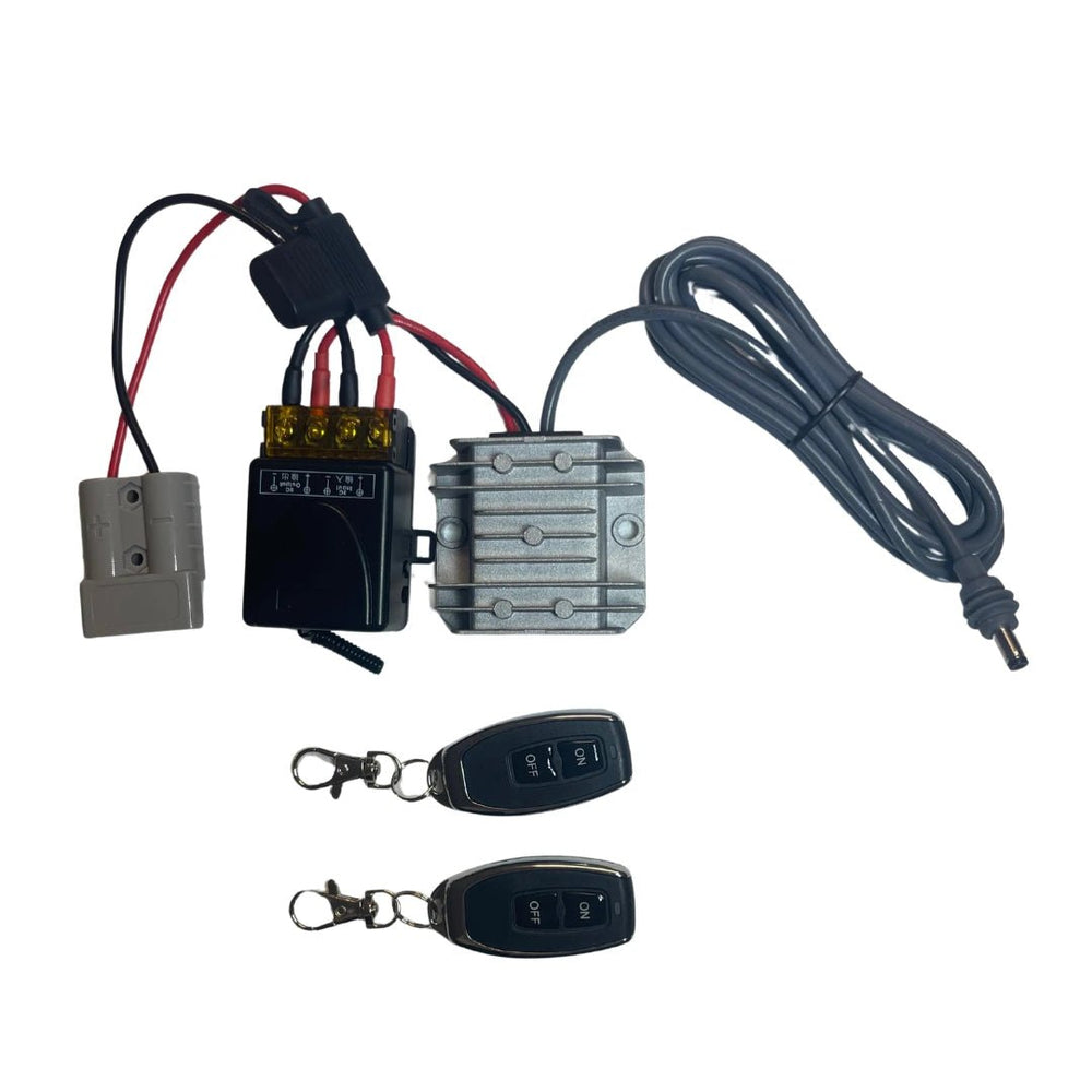 Starlink Gen 3 12V power supply with wireless remote control and Anderson plug for off-grid use