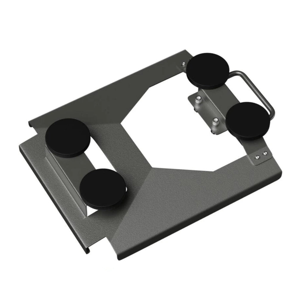 Portable magnetic roof mount designed for Starlink Mini with steel frame and protective magnets
