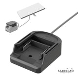 Starlink Mini Power Tool Battery Adapter for Makita 18V batteries shown connected to Starlink Mini