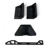 Starlink Roof Rack Mount components in black