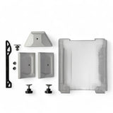 Starlink Roof Rack Mount and components in white