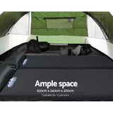 Weisshorn 12-Person Family Camping Tent – Green