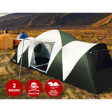 Weisshorn 12-Person Family Camping Tent – Green