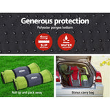 Weisshorn Double Self-Inflating Camping Mattress – 2.5cm Foam | Green