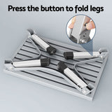 Weisshorn Folding Aluminium Caravan Step – 200kg Weight Capacity