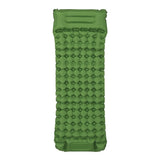Weisshorn Self-Inflating Camping Mattress – Single Sleeping Mat with Pillow | 9cm Thick Air Bed Pad | Green