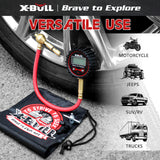 X-BULL Tyre Deflator with Digital Pressure Gauge – 250PSI LED Display | For Car, Motorcycle, and 4WD