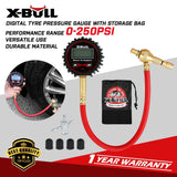X-BULL Tyre Deflator with Digital Pressure Gauge – 250PSI LED Display | For Car, Motorcycle, and 4WD