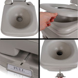 10L Outdoor Portable Camping Toilet with Carry Bag – Lightweight, Leak-Proof & Travel-Ready