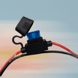 Fleximake Heavy-Duty 12VDC Anderson-Style Plug & 5M Cable with Automotive In-Line Fuse – 15A