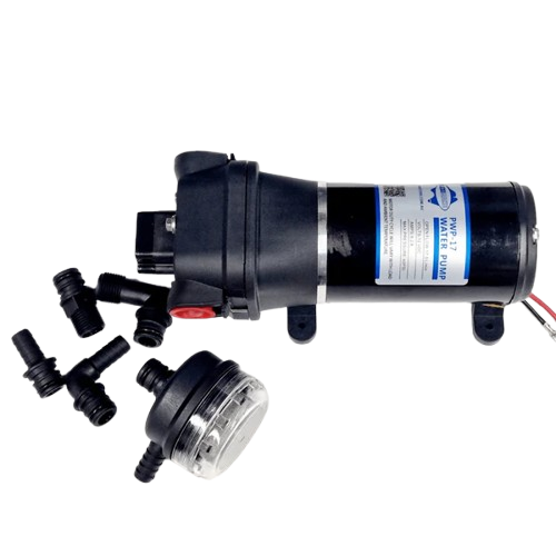 Caravan Off-Grid Water Kit – 110L Bladder, Pump, Filter Kit & Hoses