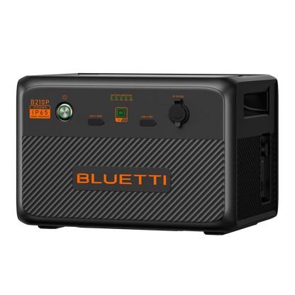 BLUETTI B210P Expansion Battery – 2,150Wh IP65 Water & Dustproof, LiFePO₄, USB & 12V Outputs, 6-Year Warranty