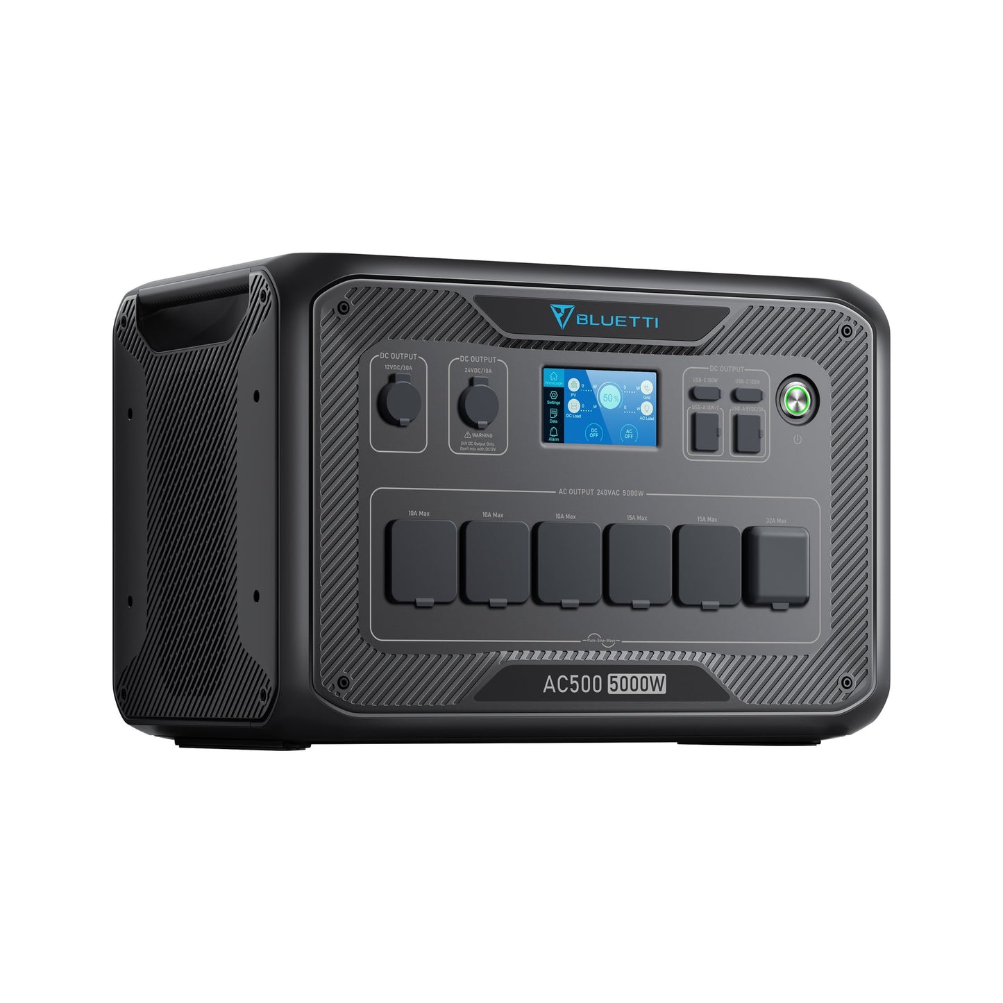 BLUETTI AC500 Inverter Module Generator – 5,000W Pure Sine Wave, Expandable, Smart App Controlled