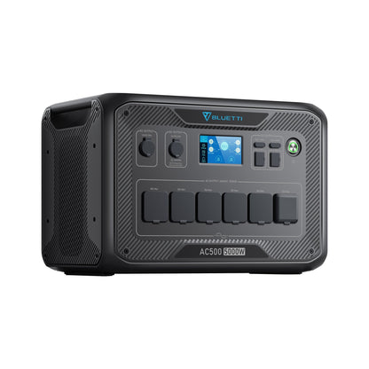 BLUETTI AC500 Inverter Module Generator – 5,000W Pure Sine Wave, Expandable, Smart App Controlled