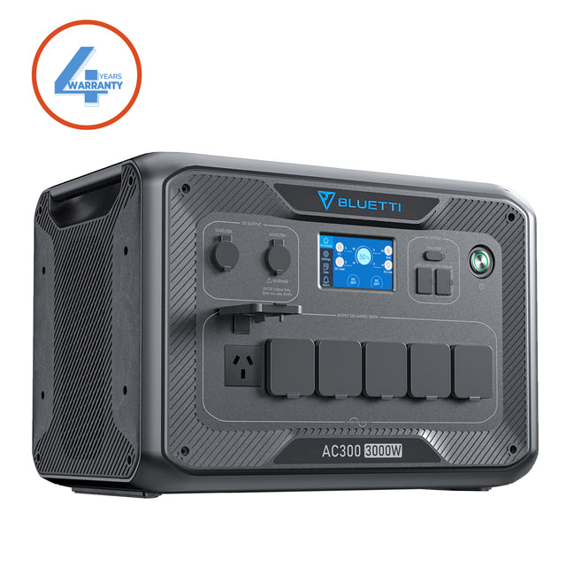 BLUETTI AC300 Inverter Module Generator – 3,000W Pure Sine Wave, Expandable & Smart App Controlled