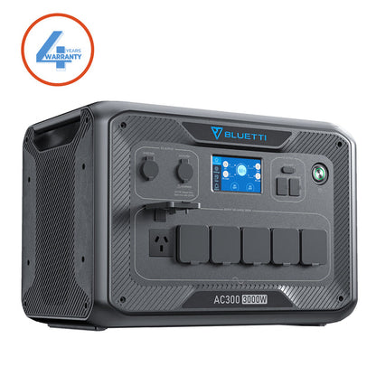BLUETTI AC300 Inverter Module Generator – 3,000W Pure Sine Wave, Expandable & Smart App Controlled