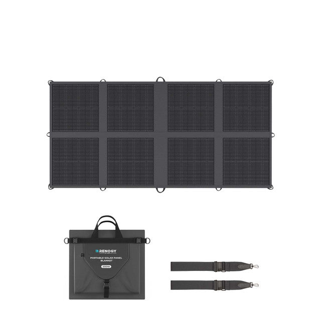 Renogy 200W Portable Solar Panel Blanket – Lightweight, Foldable & High Efficiency
