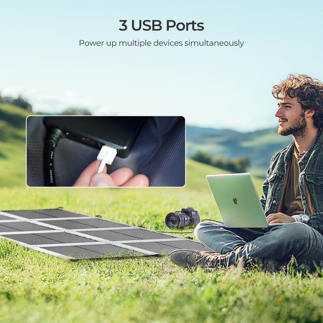 Renogy 200W Portable Solar Panel Blanket – Lightweight, Foldable & High Efficiency