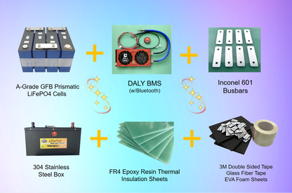 BWB Super Slim 200Ah 12V LiFePO₄ Lithium Battery (Optional Bluetooth Monitoring) — Australian Made