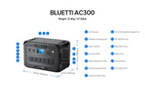 BLUETTI AC300 Inverter Module Generator – 3,000W Pure Sine Wave, Expandable & Smart App Controlled